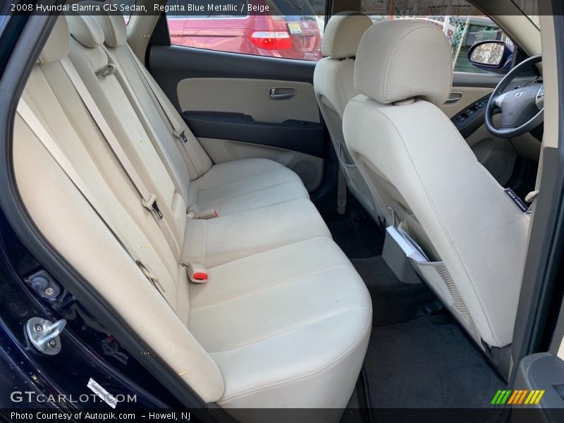 Regatta Blue Metallic / Beige 2008 Hyundai Elantra GLS Sedan