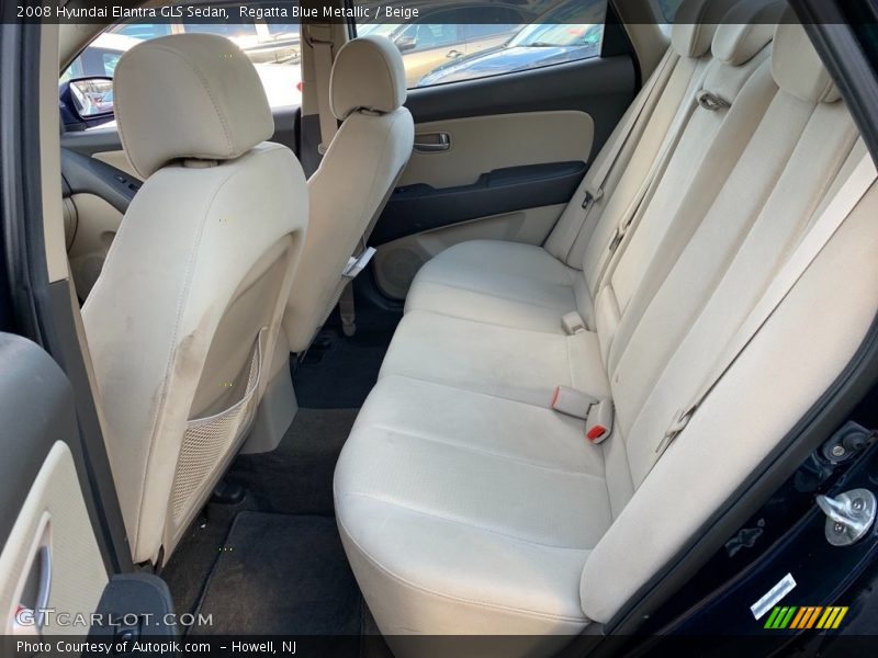 Regatta Blue Metallic / Beige 2008 Hyundai Elantra GLS Sedan