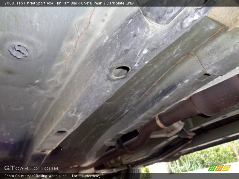 Brilliant Black Crystal Pearl / Dark Slate Gray 2008 Jeep Patriot Sport 4x4