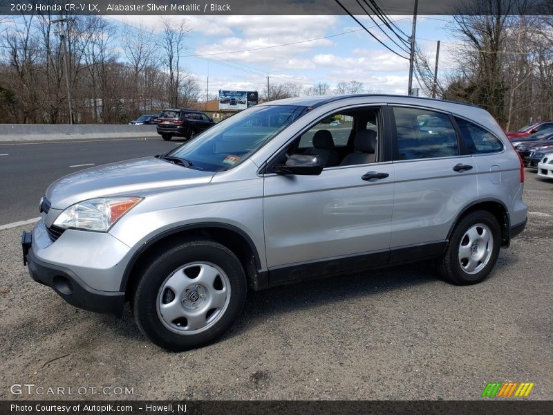 Alabaster Silver Metallic / Black 2009 Honda CR-V LX