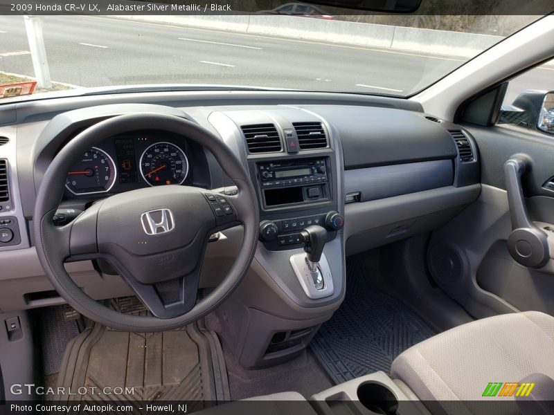 Alabaster Silver Metallic / Black 2009 Honda CR-V LX