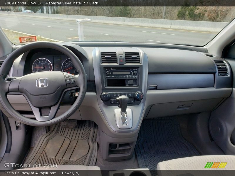 Alabaster Silver Metallic / Black 2009 Honda CR-V LX