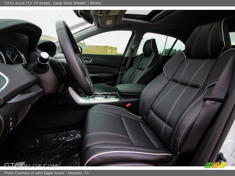Lunar Silver Metallic / Ebony 2019 Acura TLX V6 Sedan