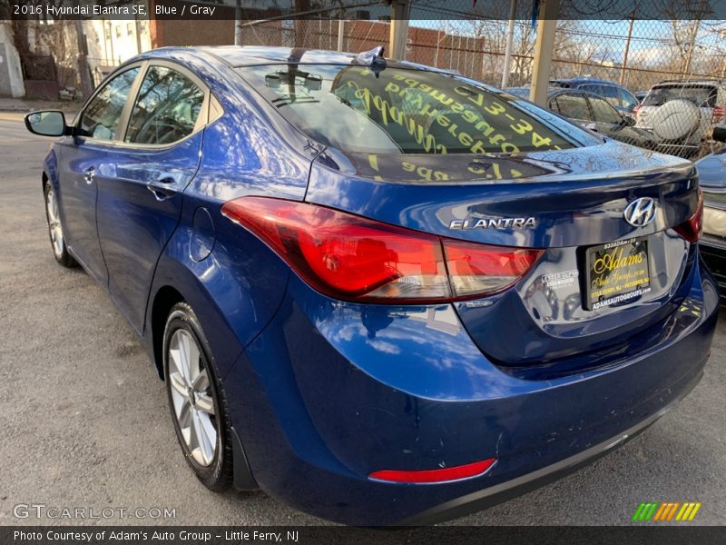 Blue / Gray 2016 Hyundai Elantra SE