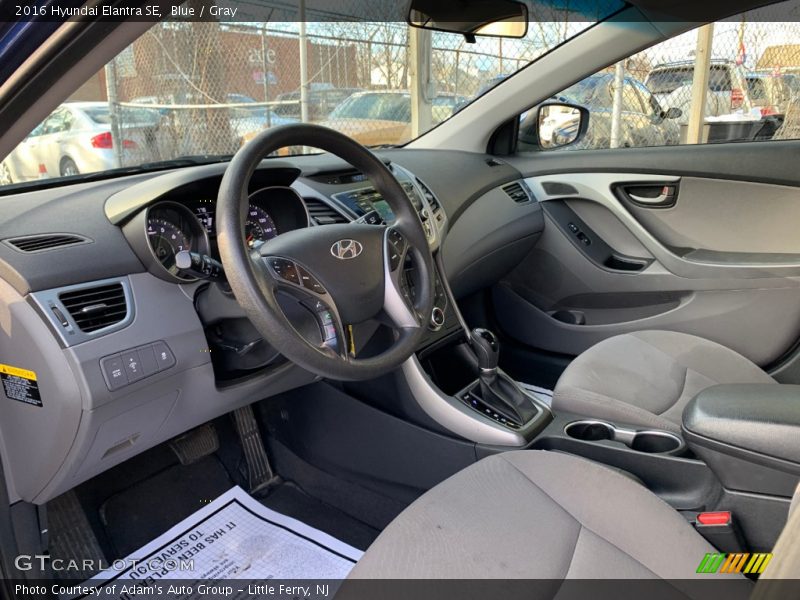 Blue / Gray 2016 Hyundai Elantra SE