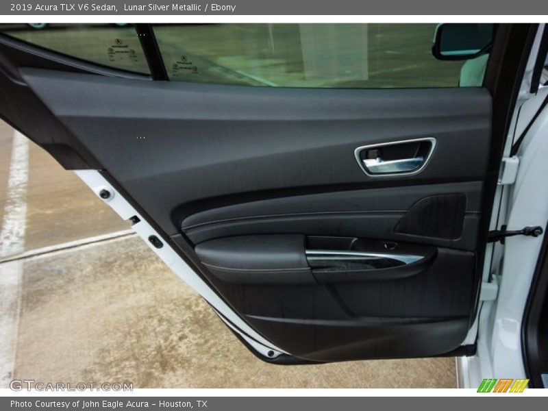 Lunar Silver Metallic / Ebony 2019 Acura TLX V6 Sedan