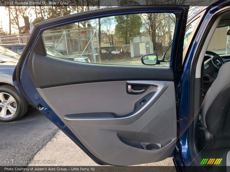 Blue / Gray 2016 Hyundai Elantra SE