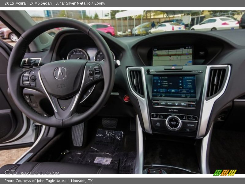 Lunar Silver Metallic / Ebony 2019 Acura TLX V6 Sedan