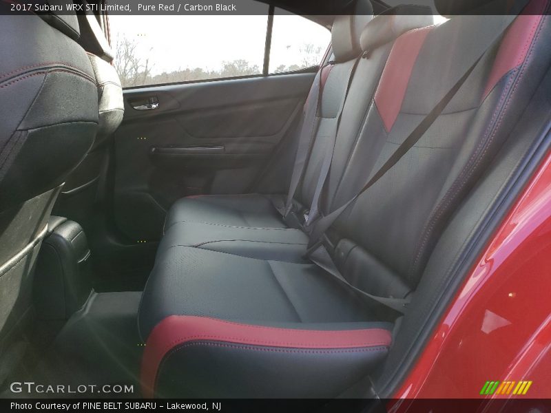 Pure Red / Carbon Black 2017 Subaru WRX STI Limited
