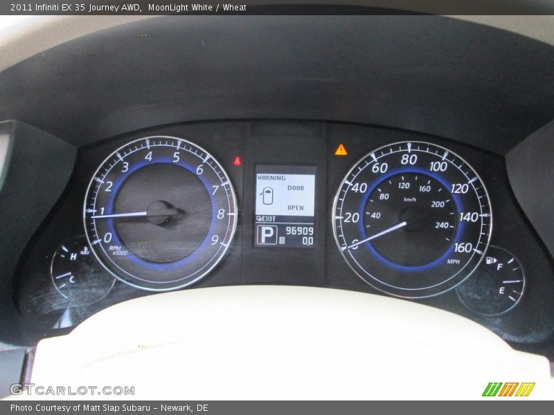 MoonLight White / Wheat 2011 Infiniti EX 35 Journey AWD