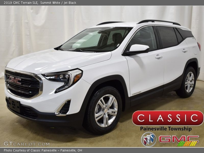 Summit White / Jet Black 2019 GMC Terrain SLE