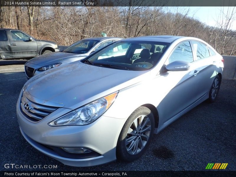 Radiant Silver / Gray 2014 Hyundai Sonata Limited