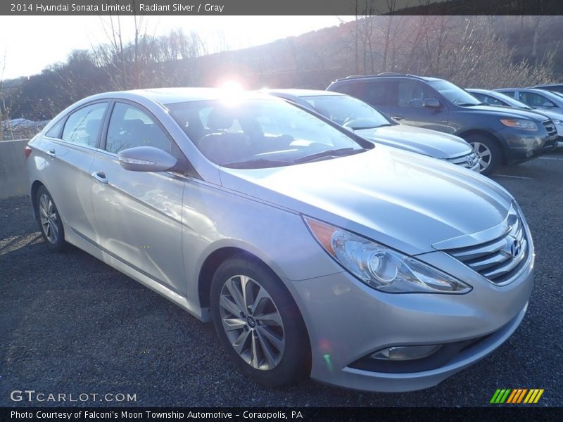Radiant Silver / Gray 2014 Hyundai Sonata Limited
