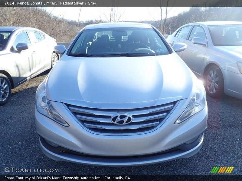 Radiant Silver / Gray 2014 Hyundai Sonata Limited