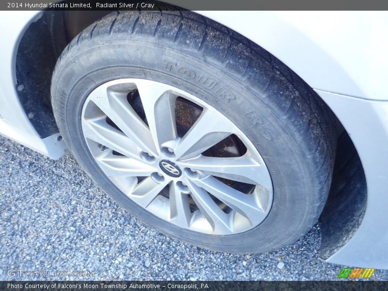 Radiant Silver / Gray 2014 Hyundai Sonata Limited