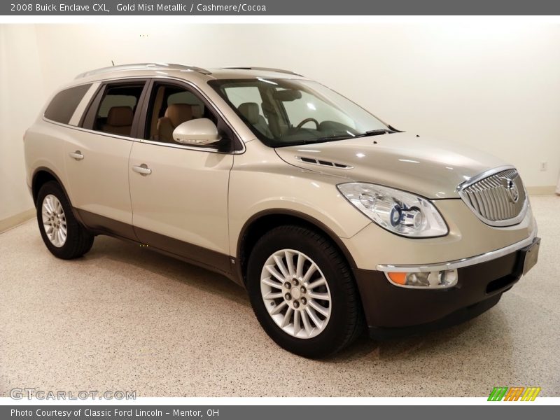 Gold Mist Metallic / Cashmere/Cocoa 2008 Buick Enclave CXL