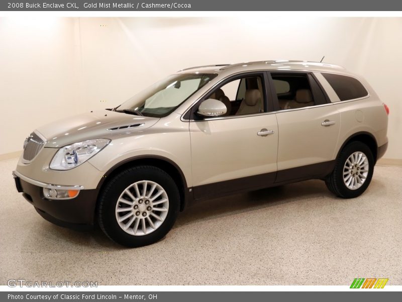Gold Mist Metallic / Cashmere/Cocoa 2008 Buick Enclave CXL