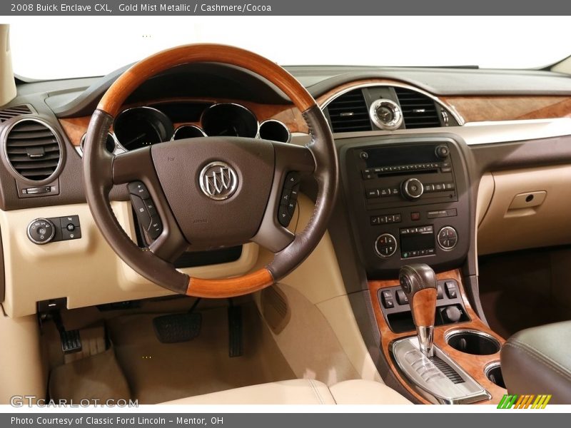 Gold Mist Metallic / Cashmere/Cocoa 2008 Buick Enclave CXL
