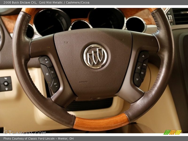 Gold Mist Metallic / Cashmere/Cocoa 2008 Buick Enclave CXL