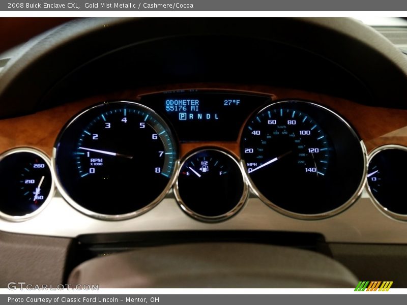 Gold Mist Metallic / Cashmere/Cocoa 2008 Buick Enclave CXL