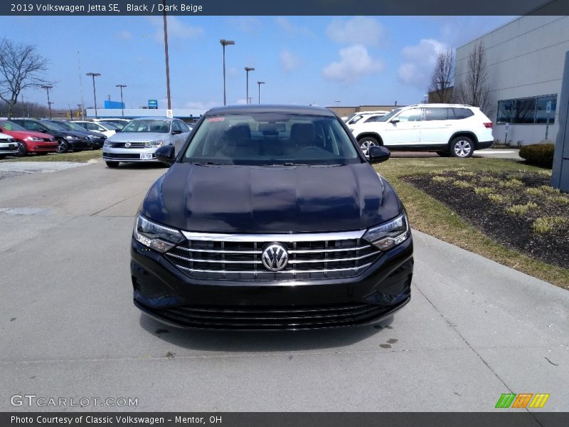 Black / Dark Beige 2019 Volkswagen Jetta SE