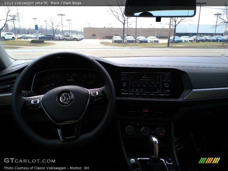 Black / Dark Beige 2019 Volkswagen Jetta SE