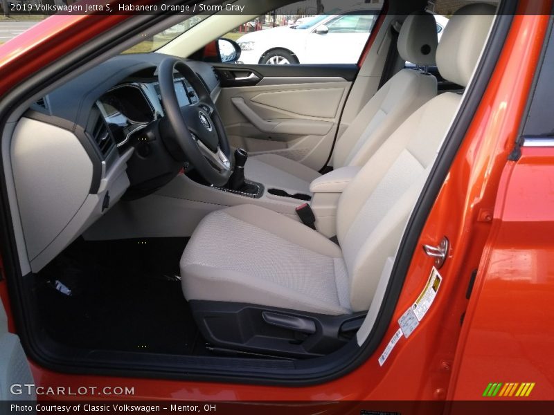 Habanero Orange / Storm Gray 2019 Volkswagen Jetta S