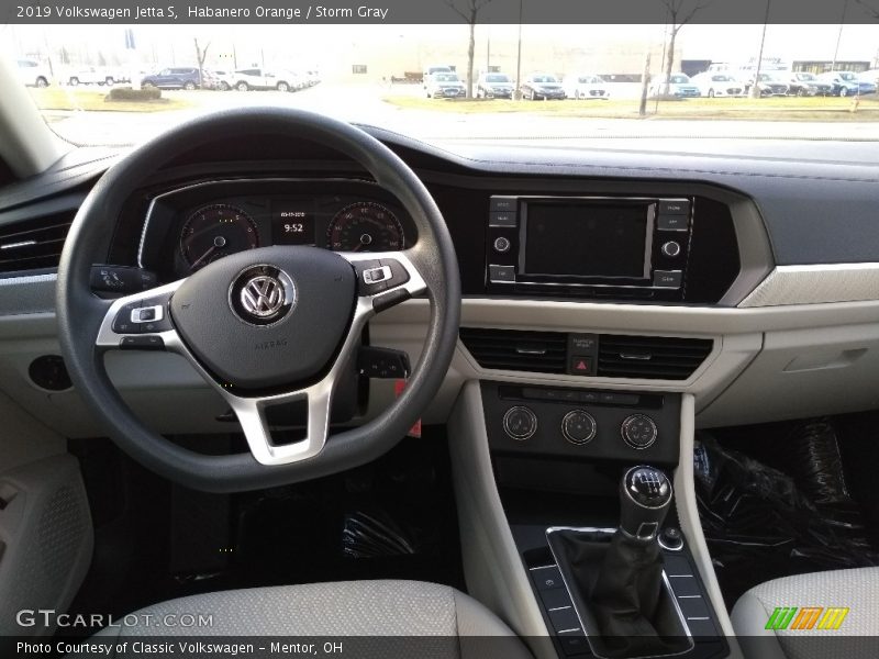 Habanero Orange / Storm Gray 2019 Volkswagen Jetta S
