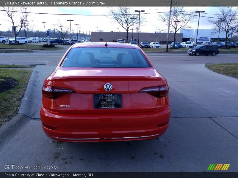 Habanero Orange / Storm Gray 2019 Volkswagen Jetta S