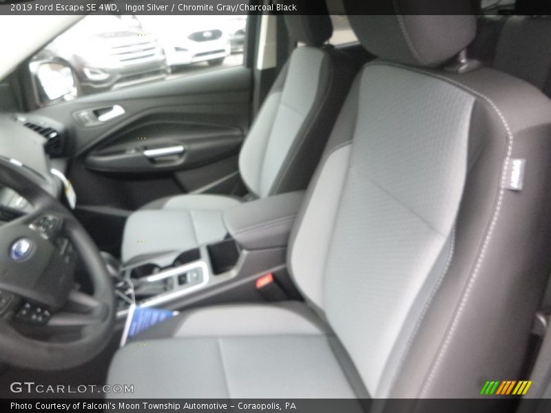 Ingot Silver / Chromite Gray/Charcoal Black 2019 Ford Escape SE 4WD