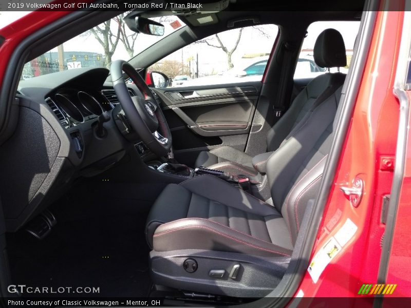  2019 Golf GTI Autobahn Titan Black Interior