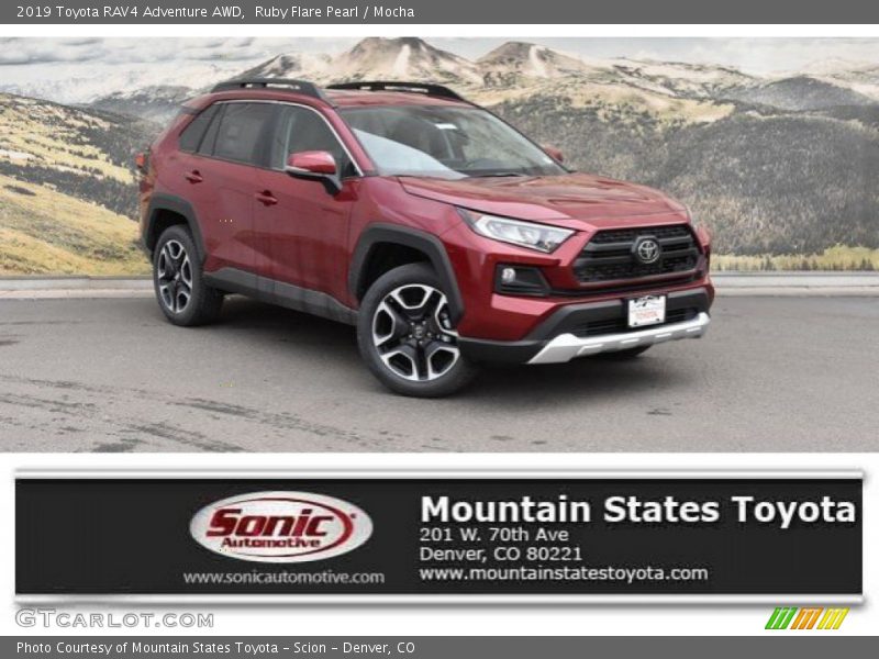 Ruby Flare Pearl / Mocha 2019 Toyota RAV4 Adventure AWD