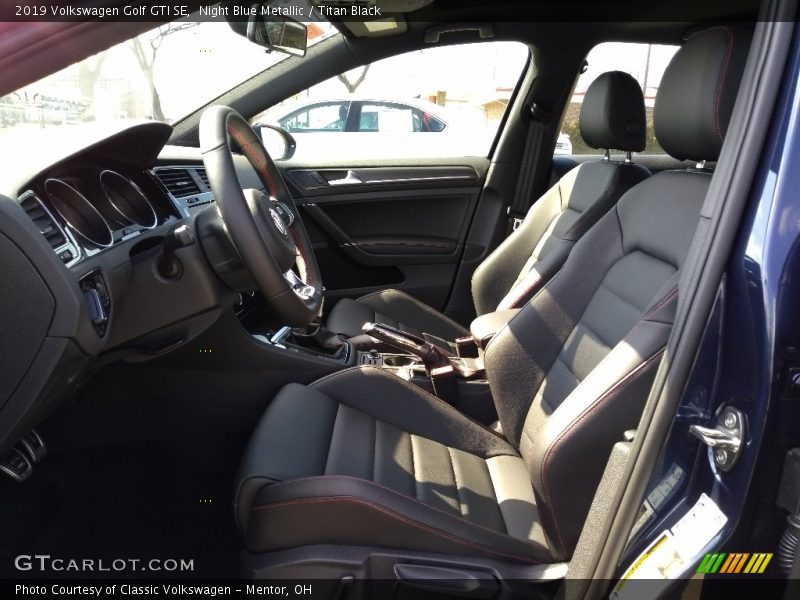  2019 Golf GTI SE Titan Black Interior