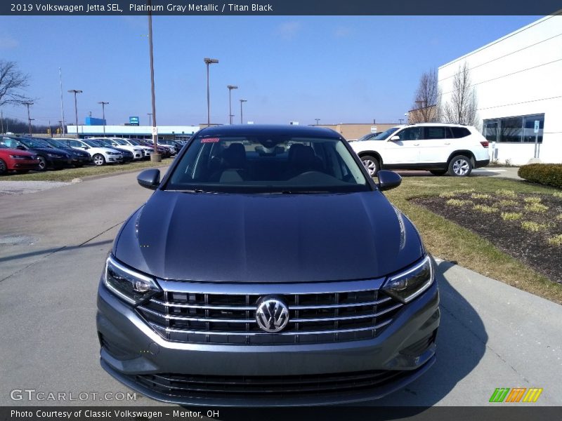 Platinum Gray Metallic / Titan Black 2019 Volkswagen Jetta SEL