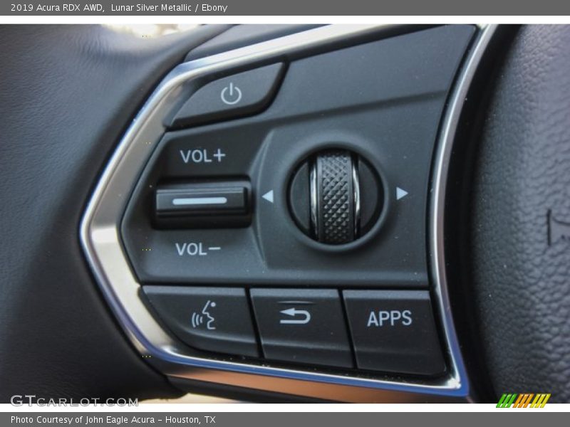 Lunar Silver Metallic / Ebony 2019 Acura RDX AWD