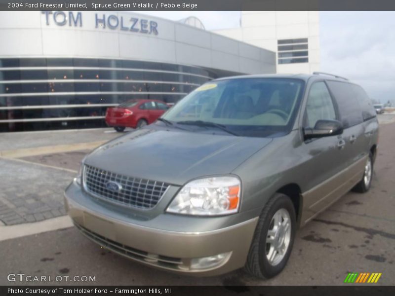Spruce Green Metallic / Pebble Beige 2004 Ford Freestar Limited