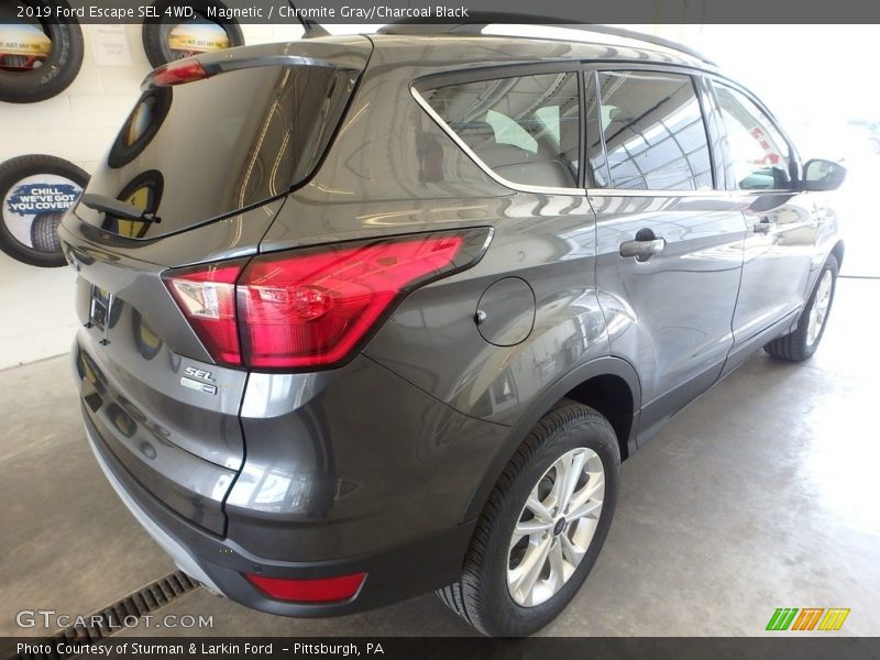 Magnetic / Chromite Gray/Charcoal Black 2019 Ford Escape SEL 4WD