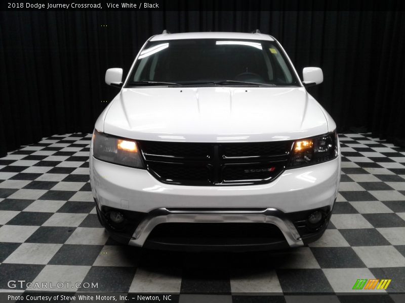 Vice White / Black 2018 Dodge Journey Crossroad