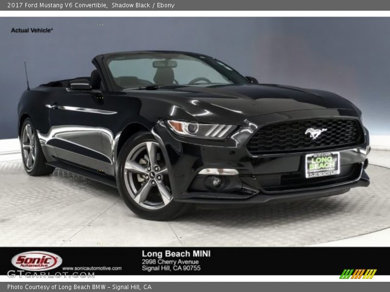 Shadow Black / Ebony 2017 Ford Mustang V6 Convertible