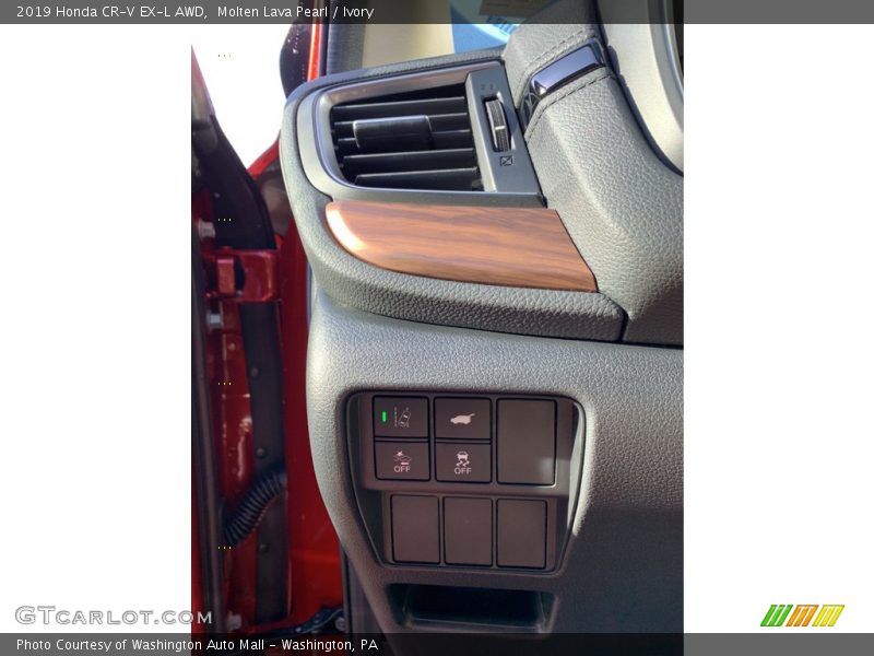 Molten Lava Pearl / Ivory 2019 Honda CR-V EX-L AWD