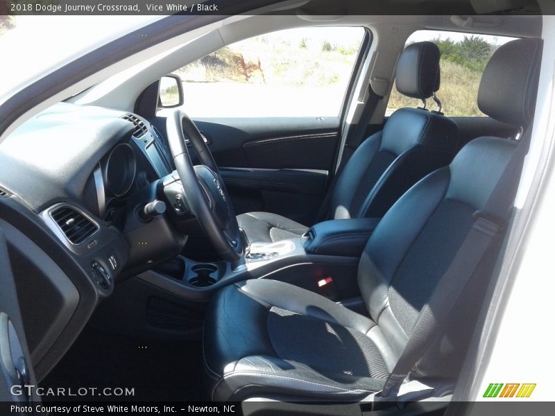 Vice White / Black 2018 Dodge Journey Crossroad