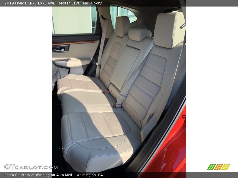 Molten Lava Pearl / Ivory 2019 Honda CR-V EX-L AWD