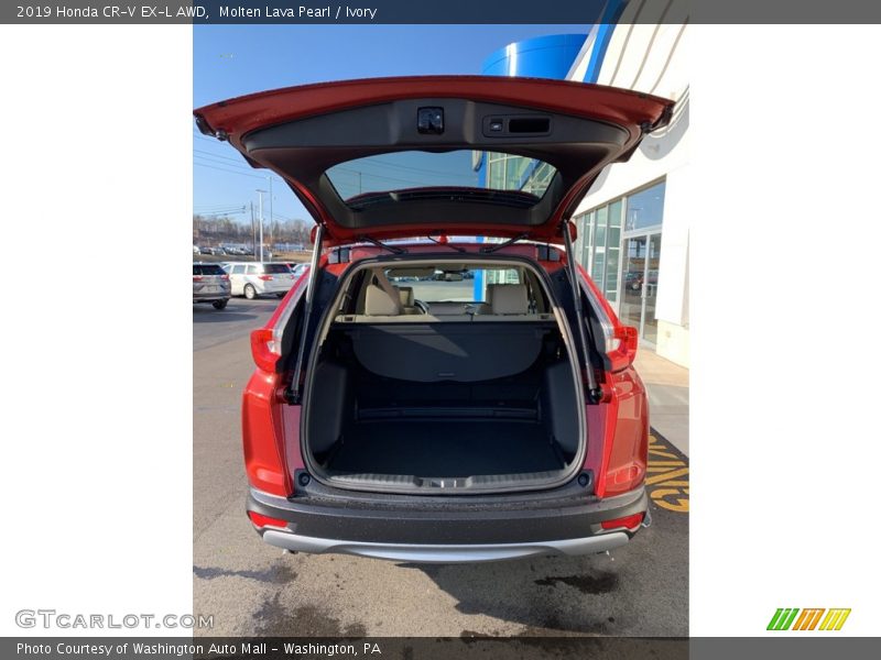 Molten Lava Pearl / Ivory 2019 Honda CR-V EX-L AWD