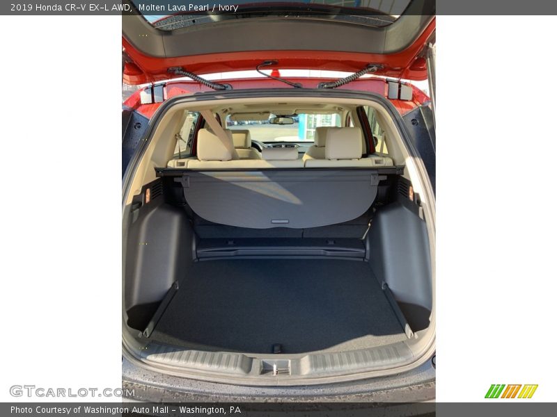 Molten Lava Pearl / Ivory 2019 Honda CR-V EX-L AWD