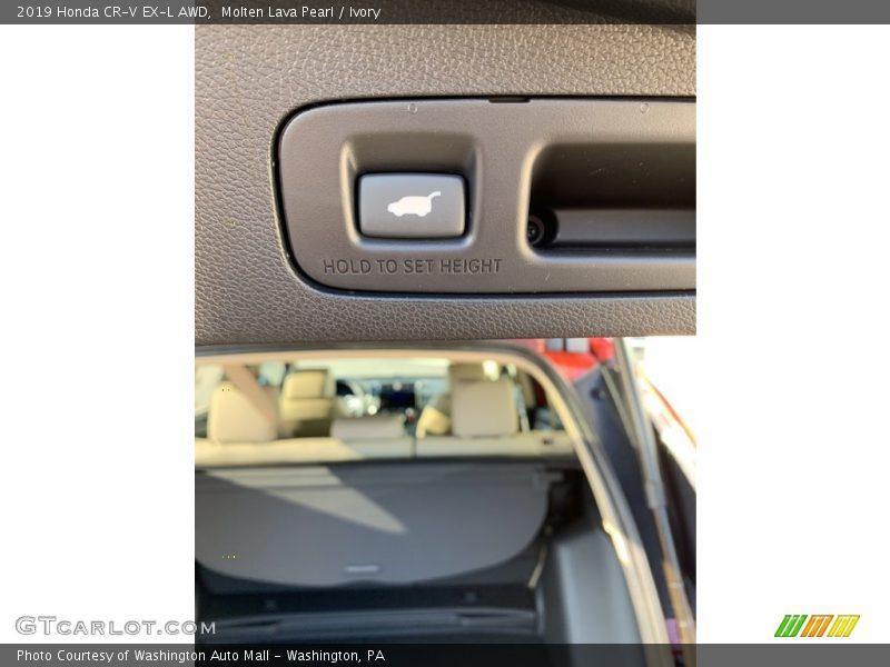 Molten Lava Pearl / Ivory 2019 Honda CR-V EX-L AWD