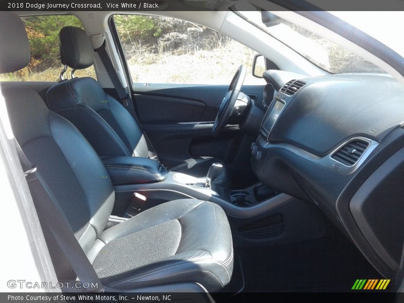 Vice White / Black 2018 Dodge Journey Crossroad