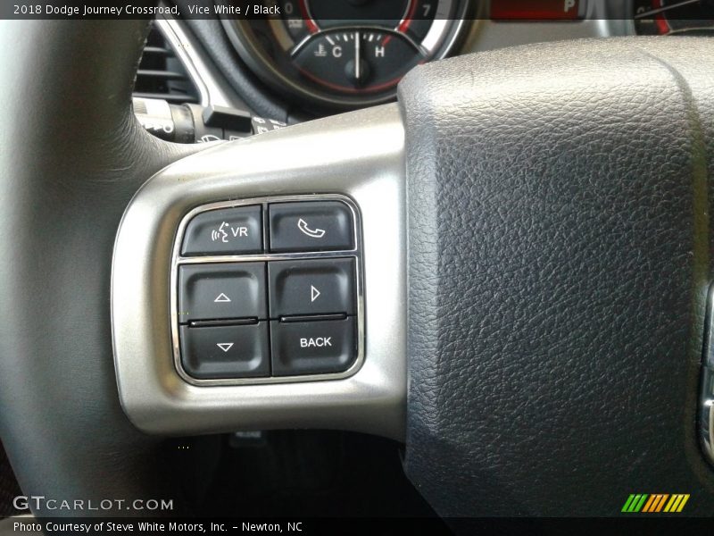 Vice White / Black 2018 Dodge Journey Crossroad