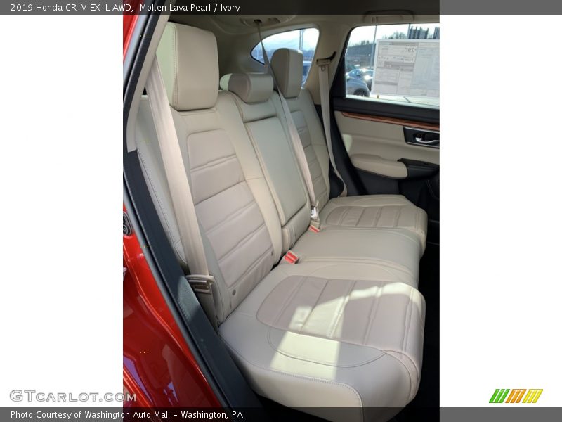 Molten Lava Pearl / Ivory 2019 Honda CR-V EX-L AWD