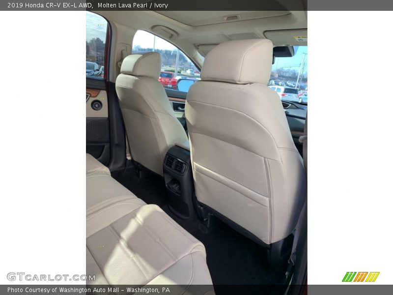 Molten Lava Pearl / Ivory 2019 Honda CR-V EX-L AWD