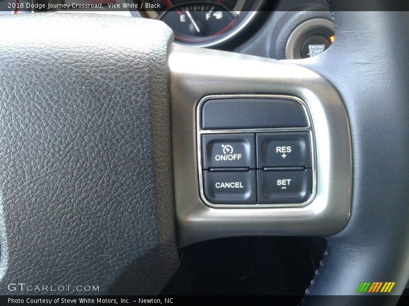 Vice White / Black 2018 Dodge Journey Crossroad